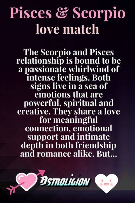 are pisces and scorpio a good match|are scorpios and picies soulmates.